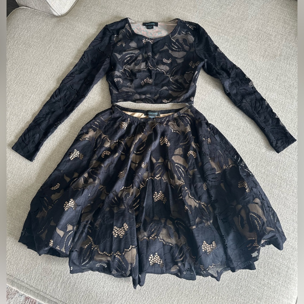 Marciano Black Lace Dress